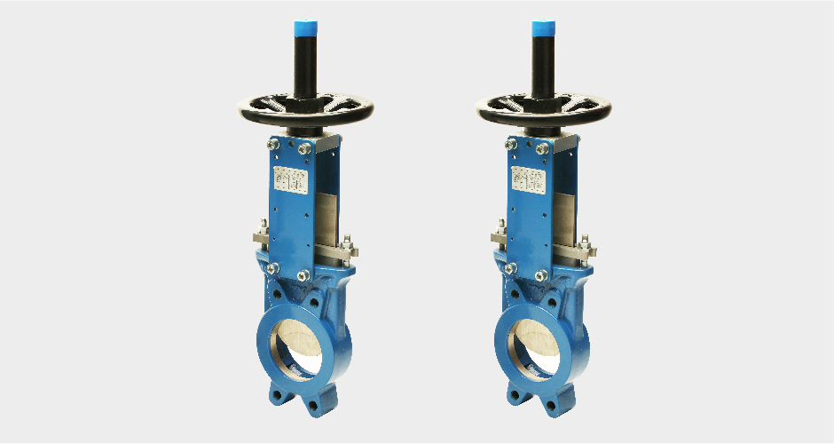 Wear resistant knife gate valve